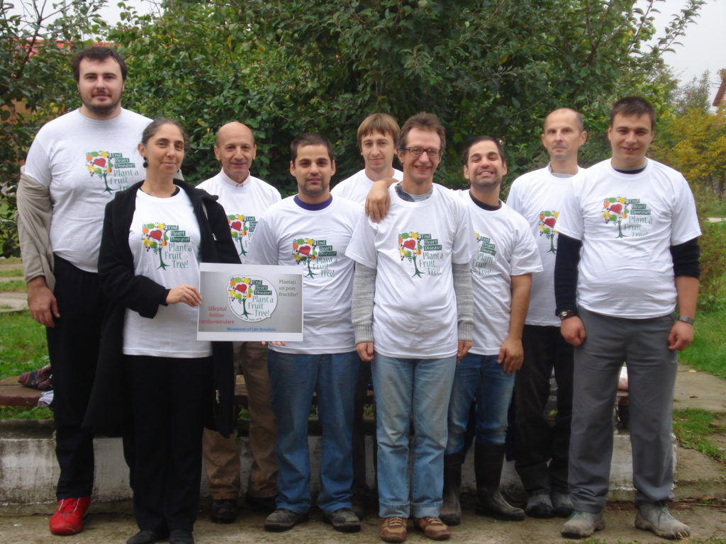 End Heart Disease, Plant a Fruit Tree campaign in Romania, October 2015
