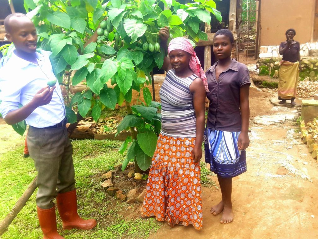 Présentation des familles participant au projet communautaire “Mouvement de la vie” en Ouganda