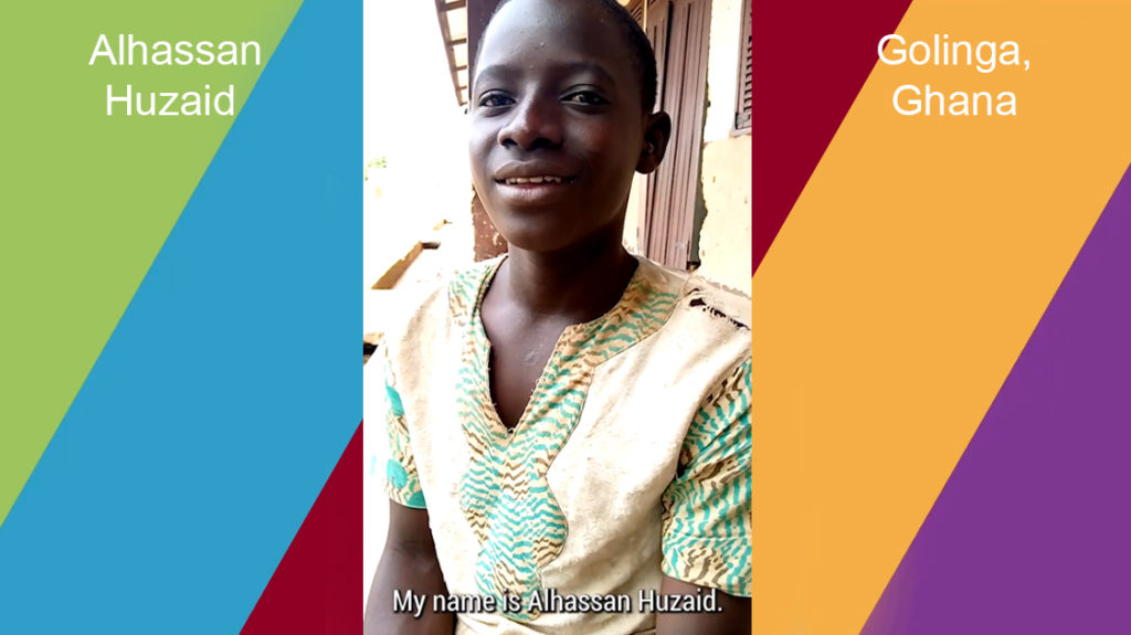 In this video, Alhassan Huzaid, a young schoolboy from the Golinga community in the Northern Region of Ghana, tells us what he has learned from his participation in the Movement of Life project.