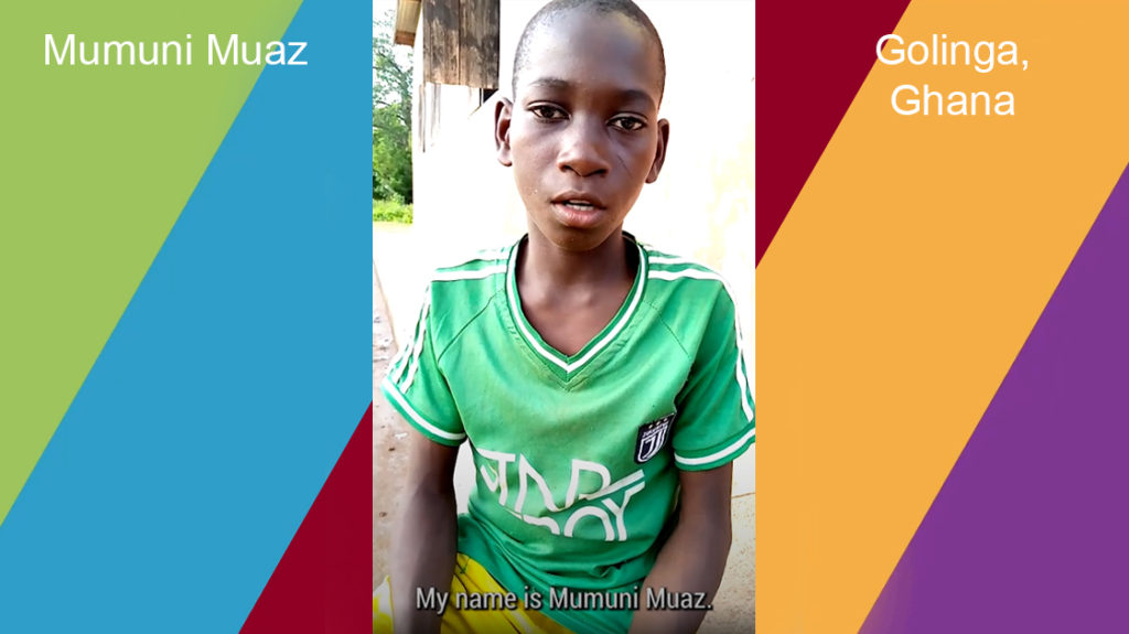 In this video, Mumuni Muaz, a young schoolboy from the Golinga community in the Northern Region of Ghana, describes how our Movement of Life project has taught him how to farm without spraying chemicals on crops.